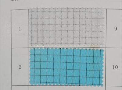 GZ-BLH S990 anti-static and antibacterial fabric Ingredients: 58% polyester + 40% antibacterial yarn polyester fiber + 2% carbon fiber Yarn count: 100D*150D Density: 142*106 Width: 150cm Weight: 145±5gsm Point-to-point resistance: 10~6-10~7 Function: anti front view